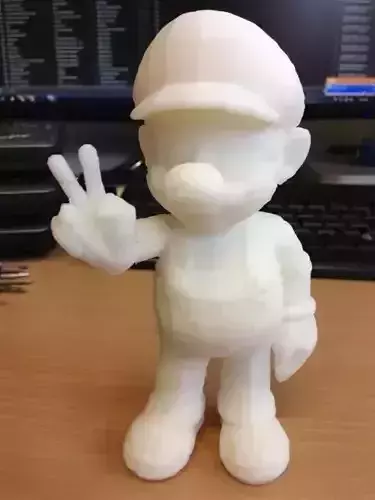 3d mario model nintendo figurine