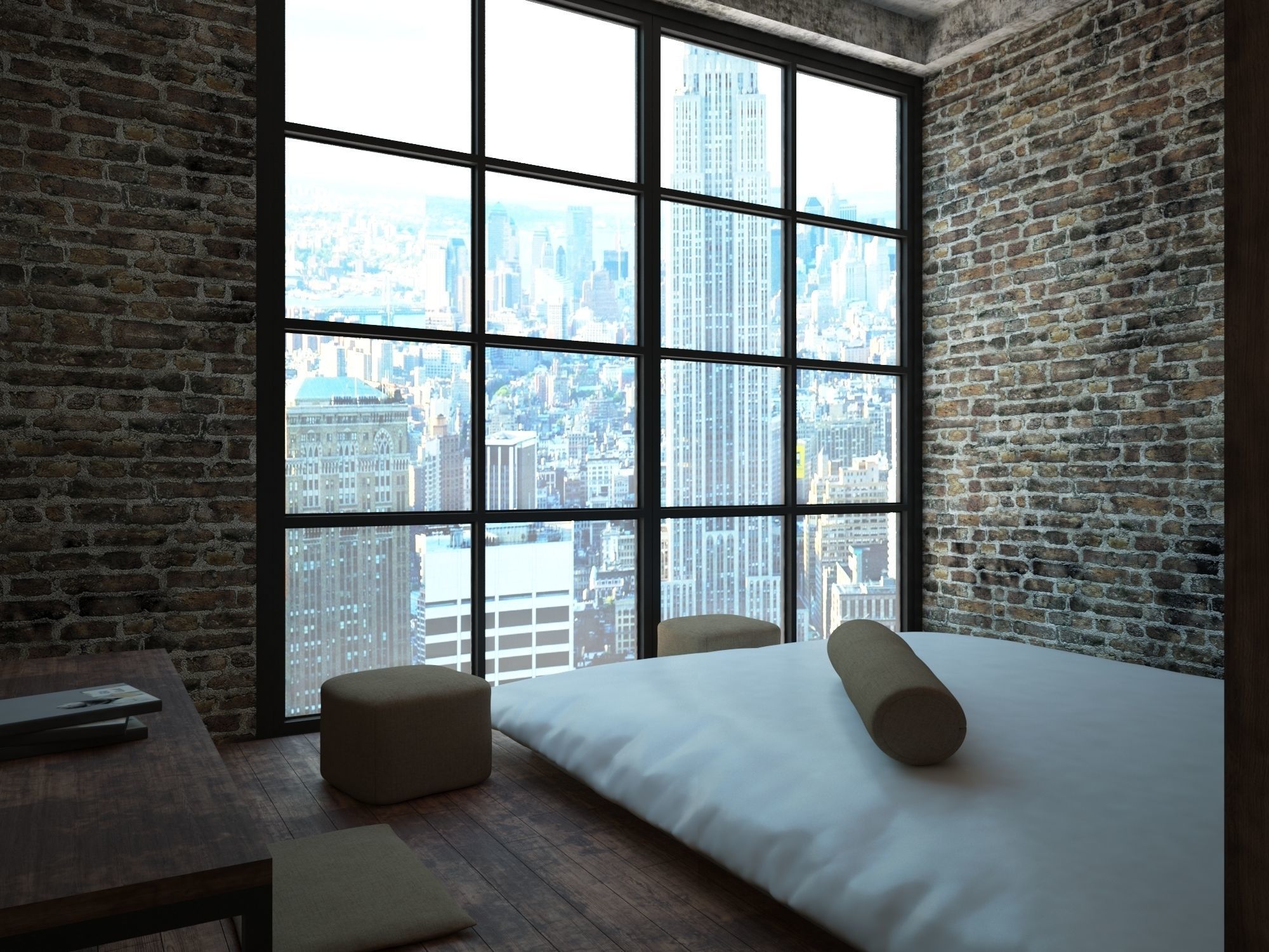 industrial bedroom 3d model max industrial bedroom 3d model max