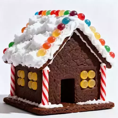 Classic Gingerbread Cottage 3D Model