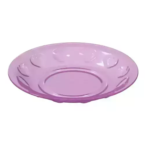 Transparent Chips Serving Plate