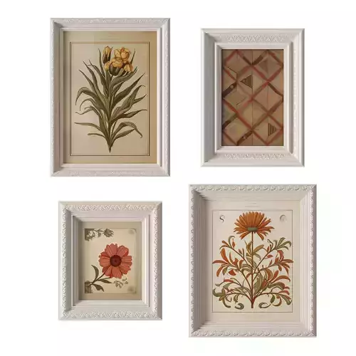 White Frames Paintings 09