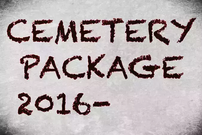 Cemetery Pack Low Poly