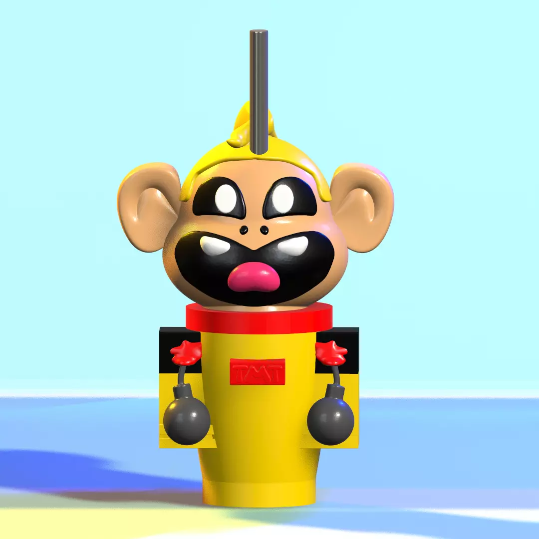 Milkshake Nikko Bombs CriminalCritters Poppy Playtime 5 3D Model 3D print model