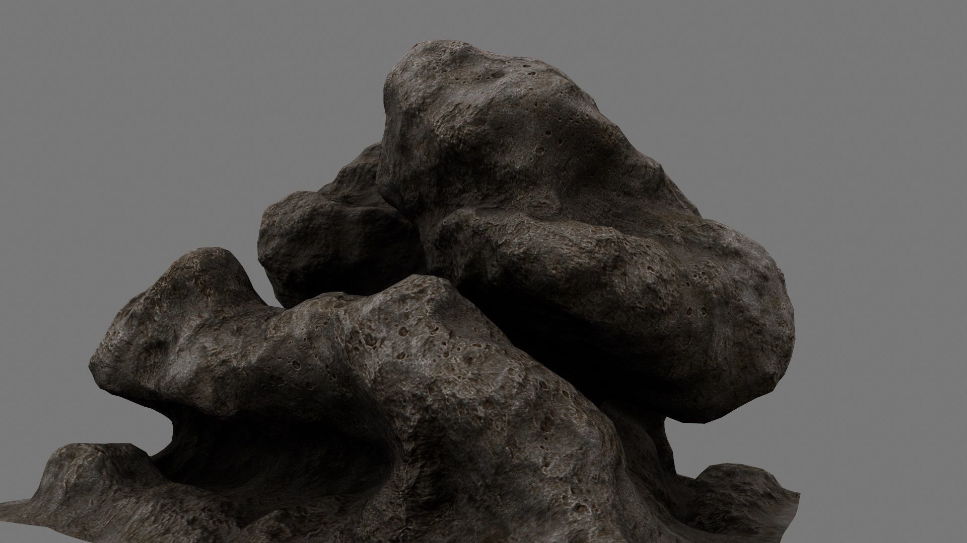 Rocks rock Low-poly 3D model_14