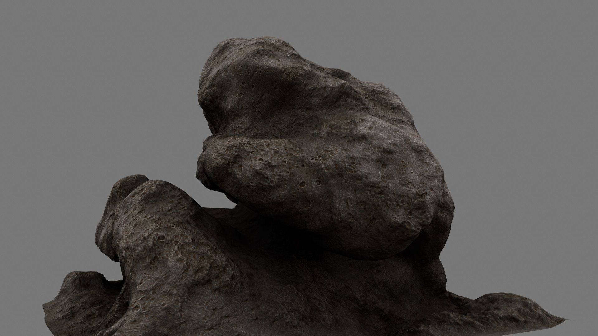 Rocks rock Low-poly 3D model_11