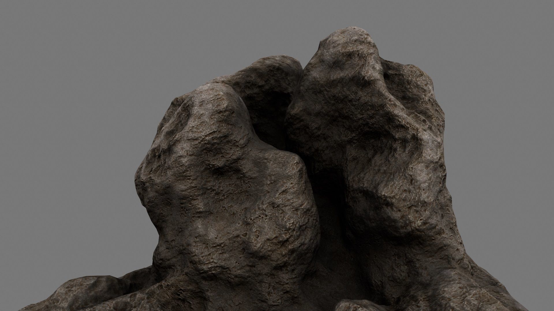 Rocks rock Low-poly 3D model_2
