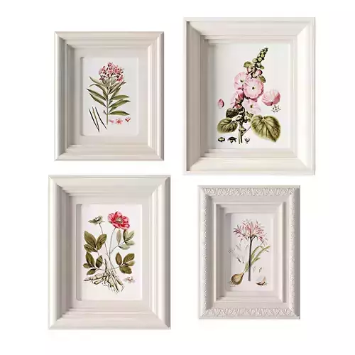 White Frames Paintings 10