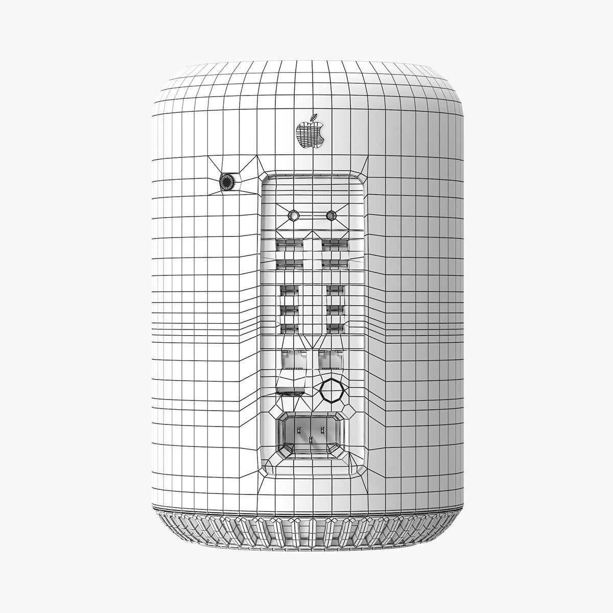 Apple Mac Pro  3D model_10