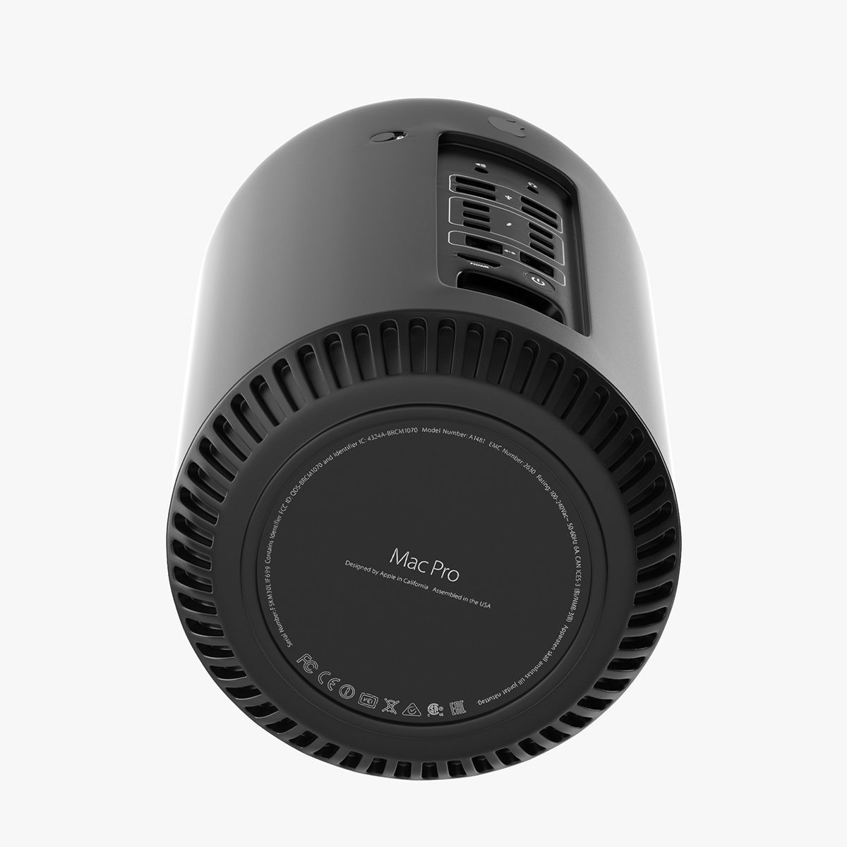Apple Mac Pro  3D model_7
