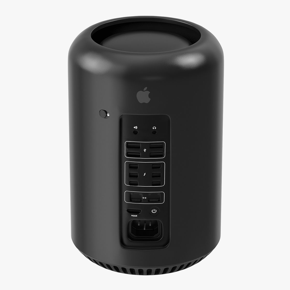 Apple Mac Pro  3D model_2
