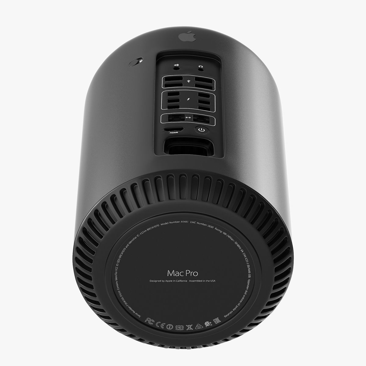 Apple Mac Pro  3D model_3