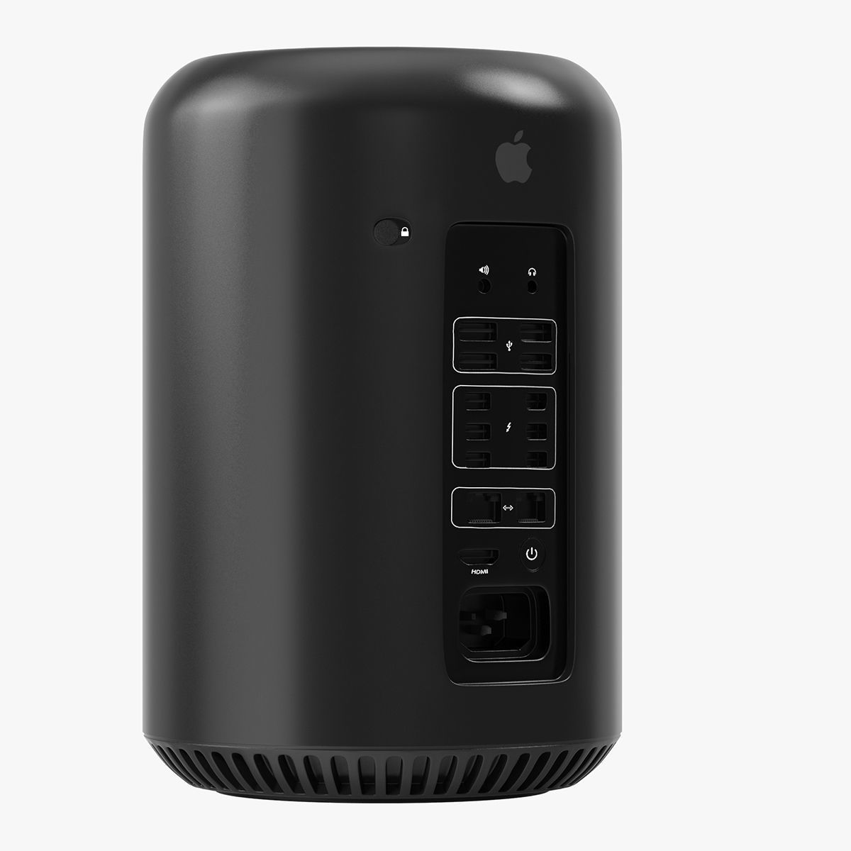 Apple Mac Pro  3D model_4