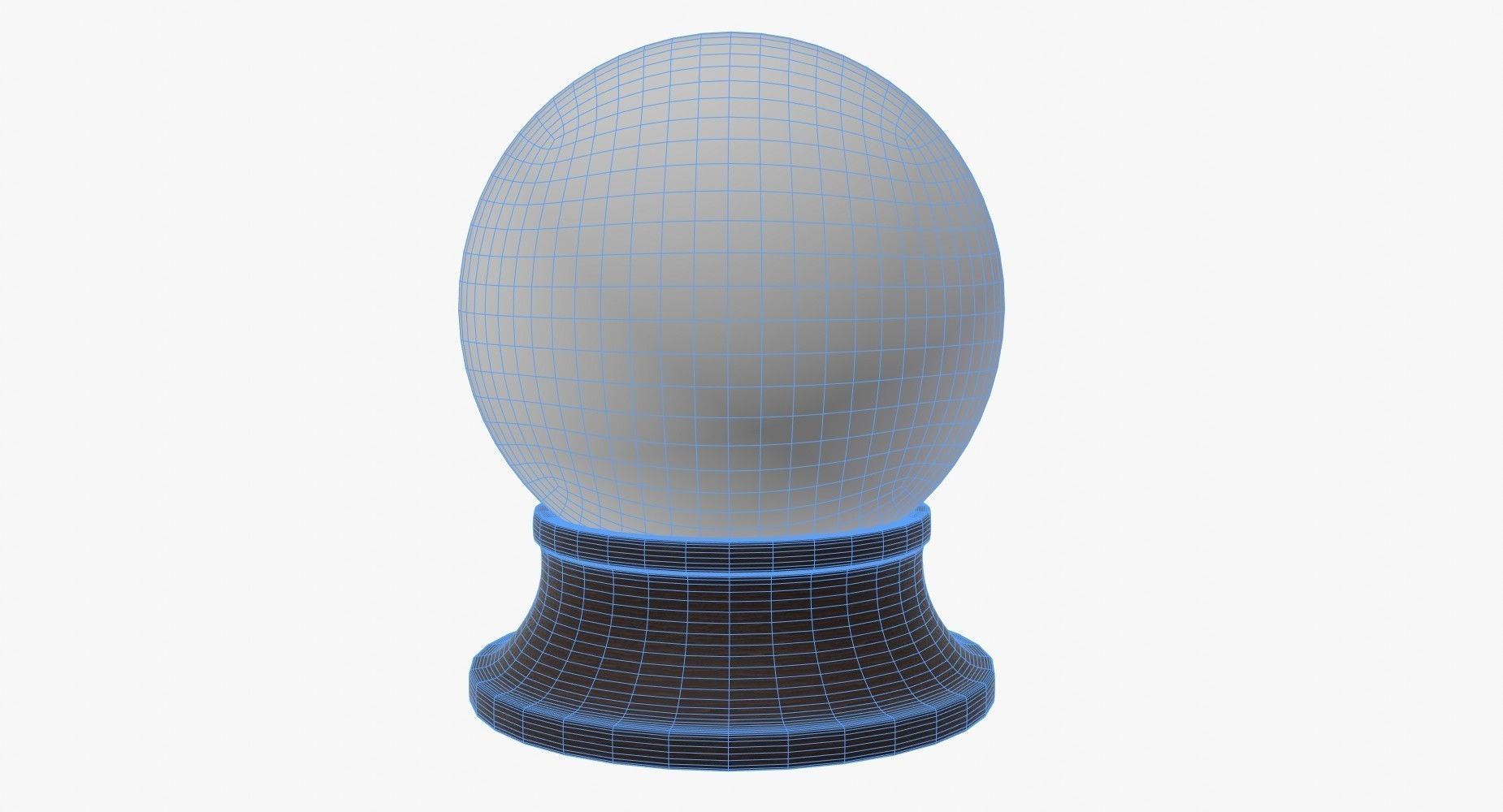 New Year Orb Low-poly 3D model_5