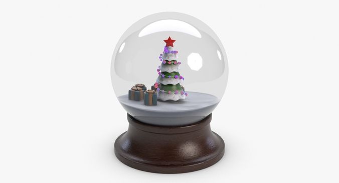 New Year Orb Low-poly 3D model