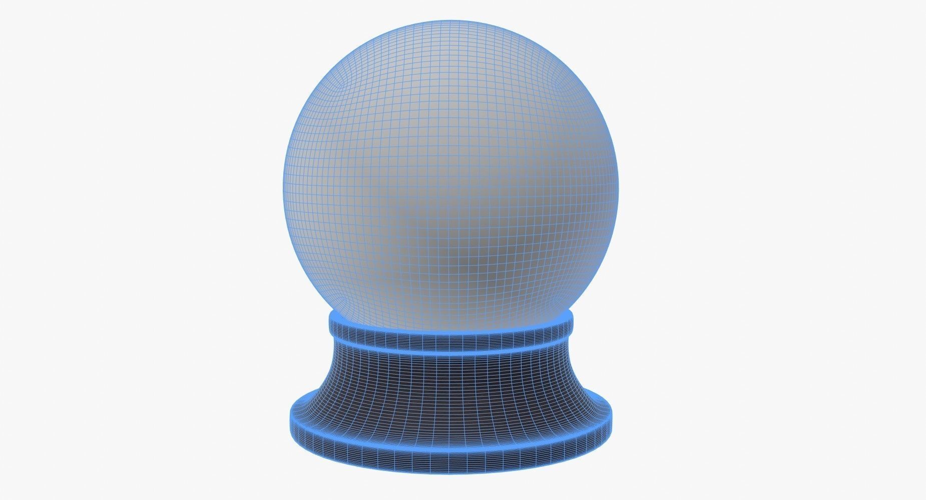 New Year Orb Low-poly 3D model_6