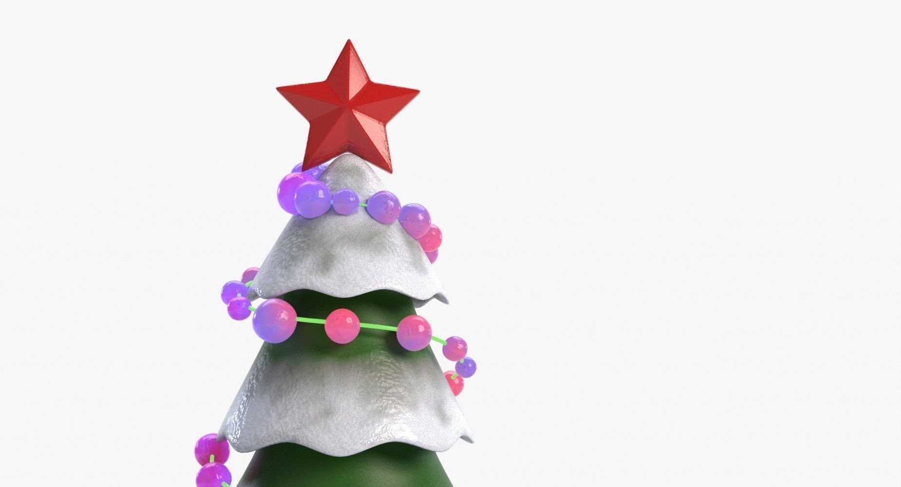 New Year Orb Low-poly 3D model_1