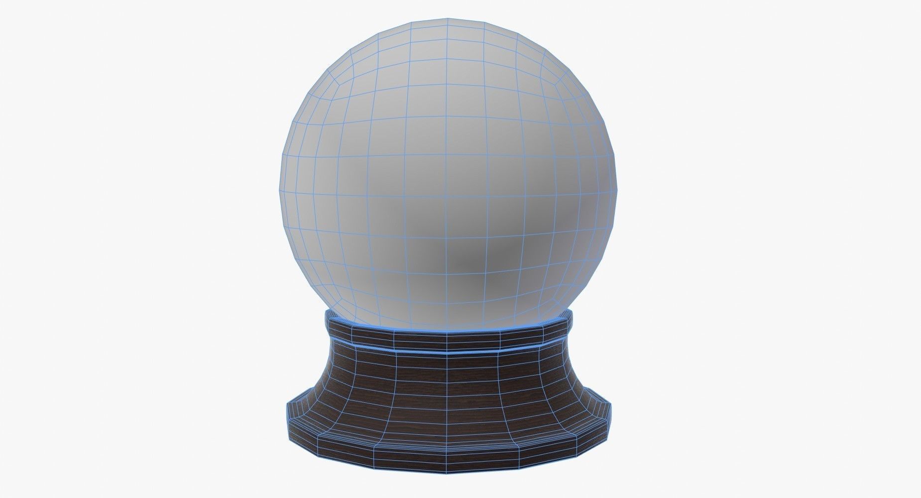 New Year Orb Low-poly 3D model_4