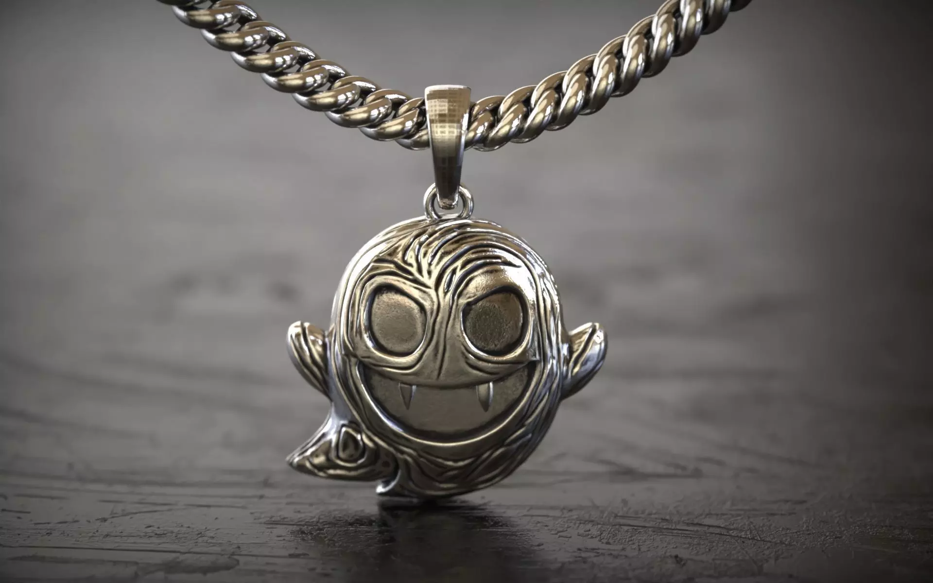 Vampire Ghost Pokemon Pendant 3D print model