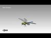 Dragonfly Animated Low-poly 3D model_1