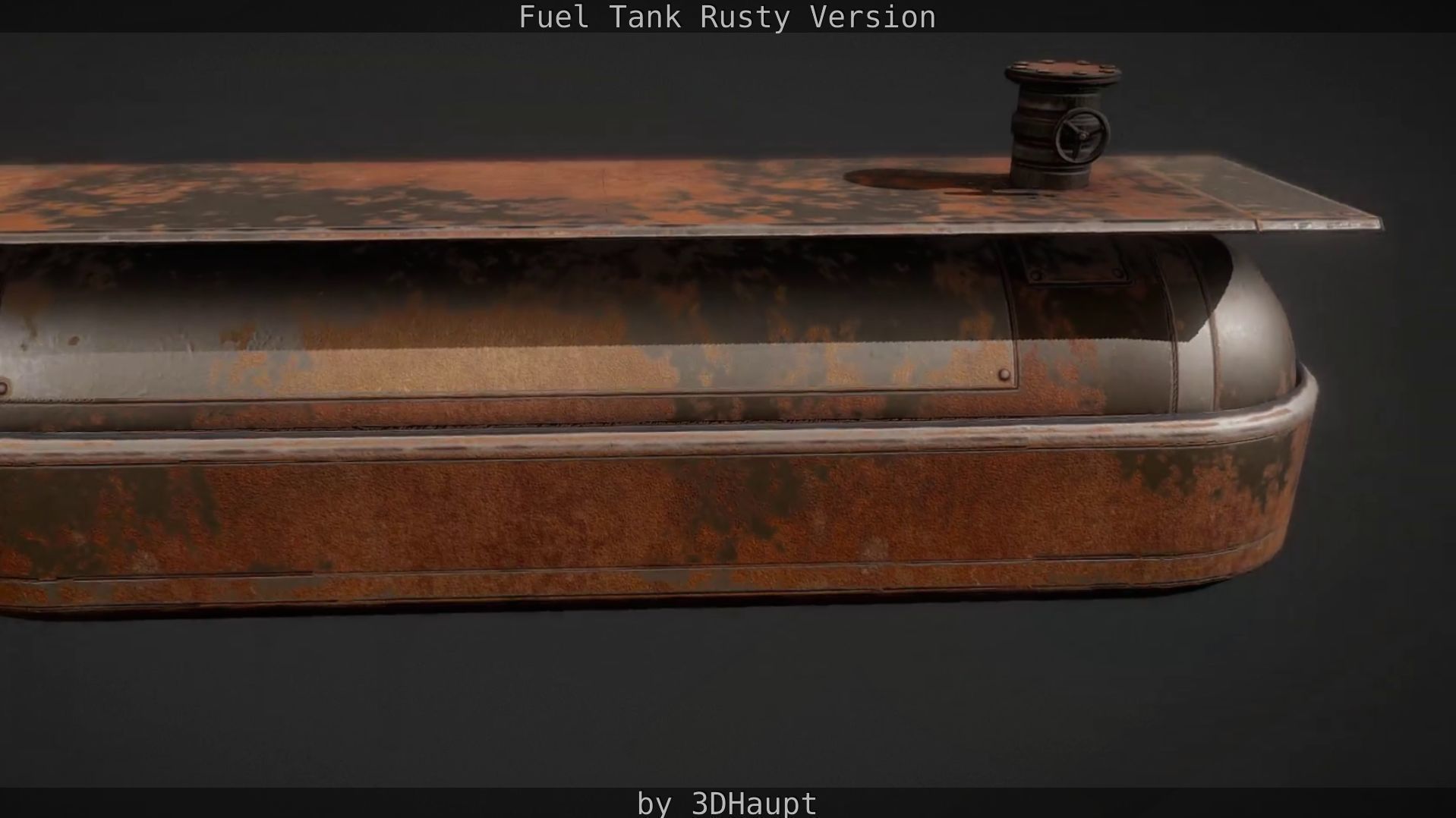 Fuel Tank Rusty Version Low-poly 3D model_19