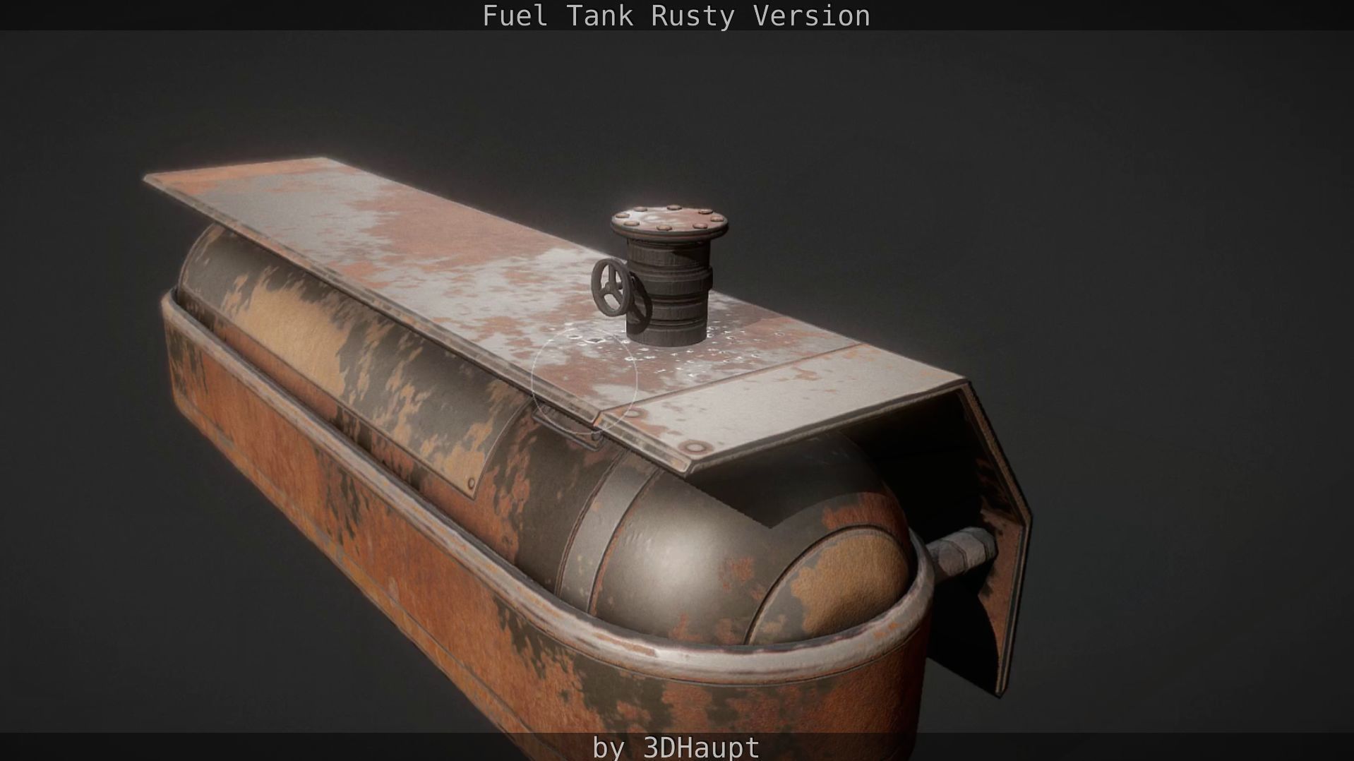 Fuel Tank Rusty Version Low-poly 3D model_61