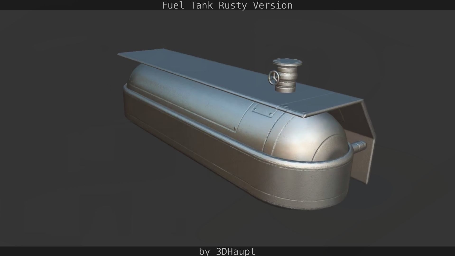 Fuel Tank Rusty Version Low-poly 3D model_55