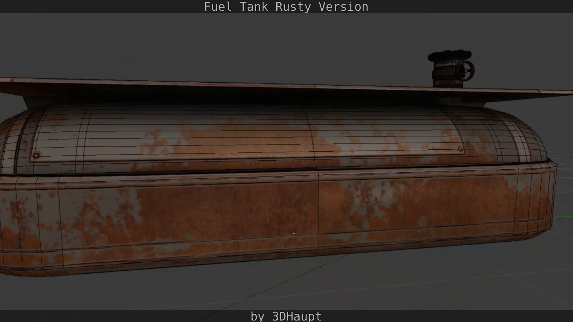 Fuel Tank Rusty Version Low-poly 3D model_71