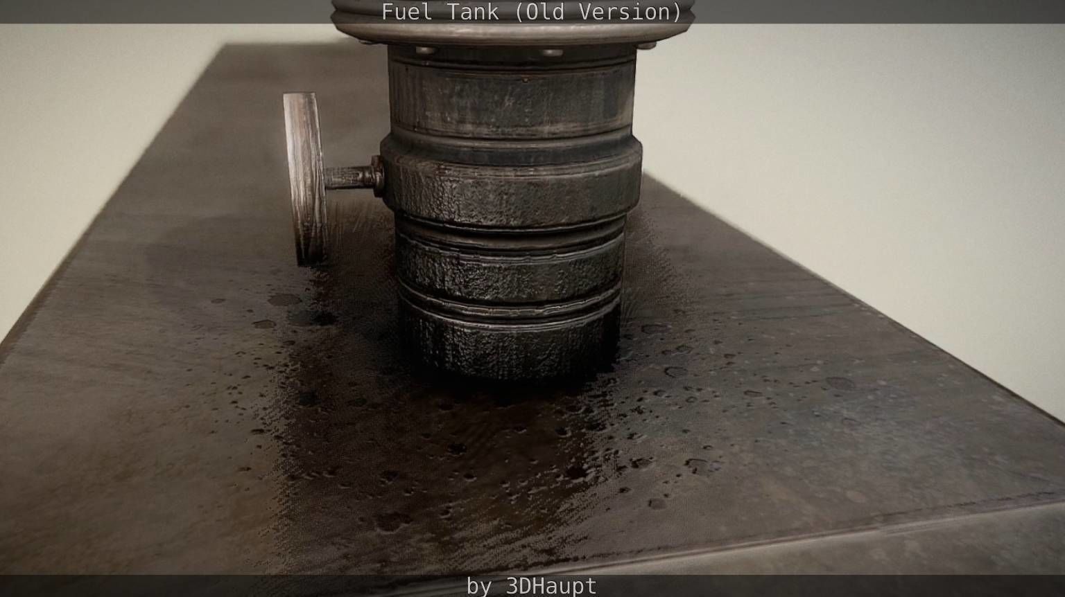 Fuel Tank Old Version Low-poly 3D model_21