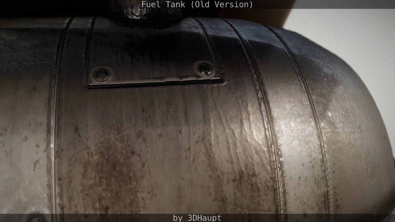 Fuel Tank Old Version Low-poly 3D model_119