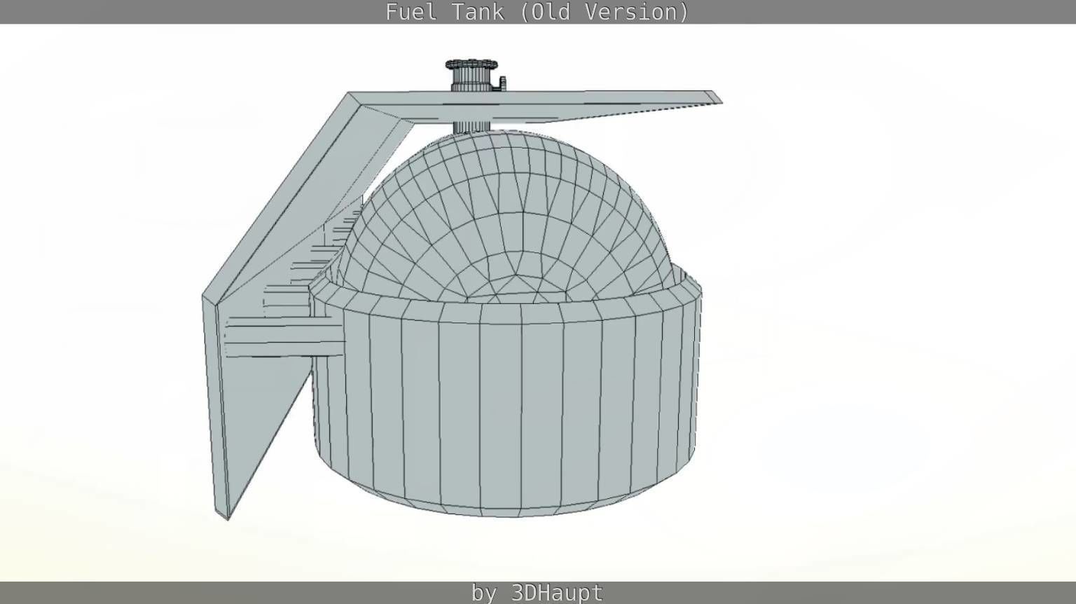 Fuel Tank Old Version Low-poly 3D model_66