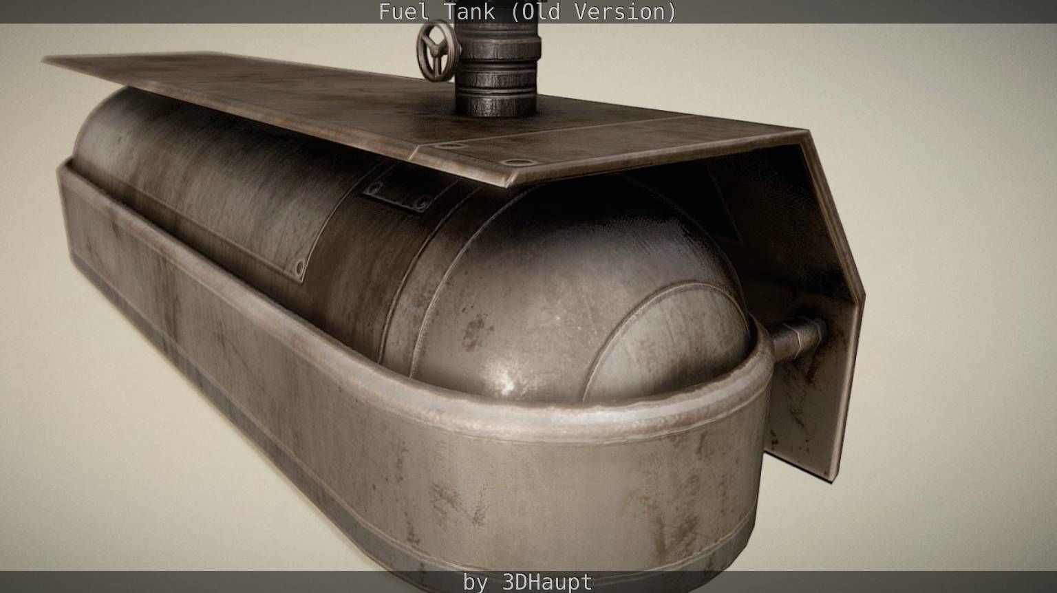 Fuel Tank Old Version Low-poly 3D model_109
