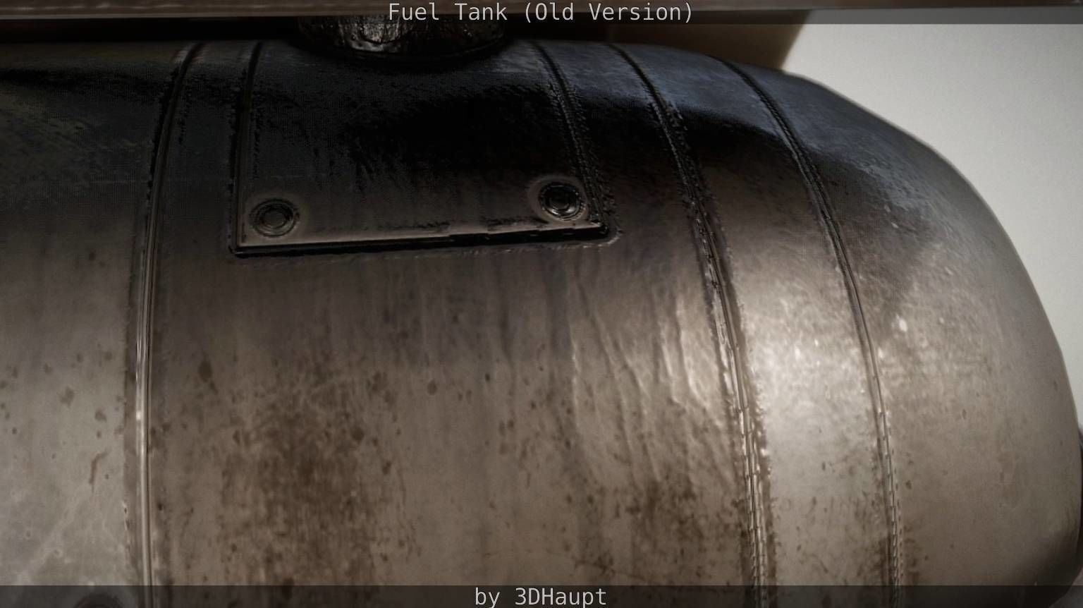 Fuel Tank Old Version Low-poly 3D model_118