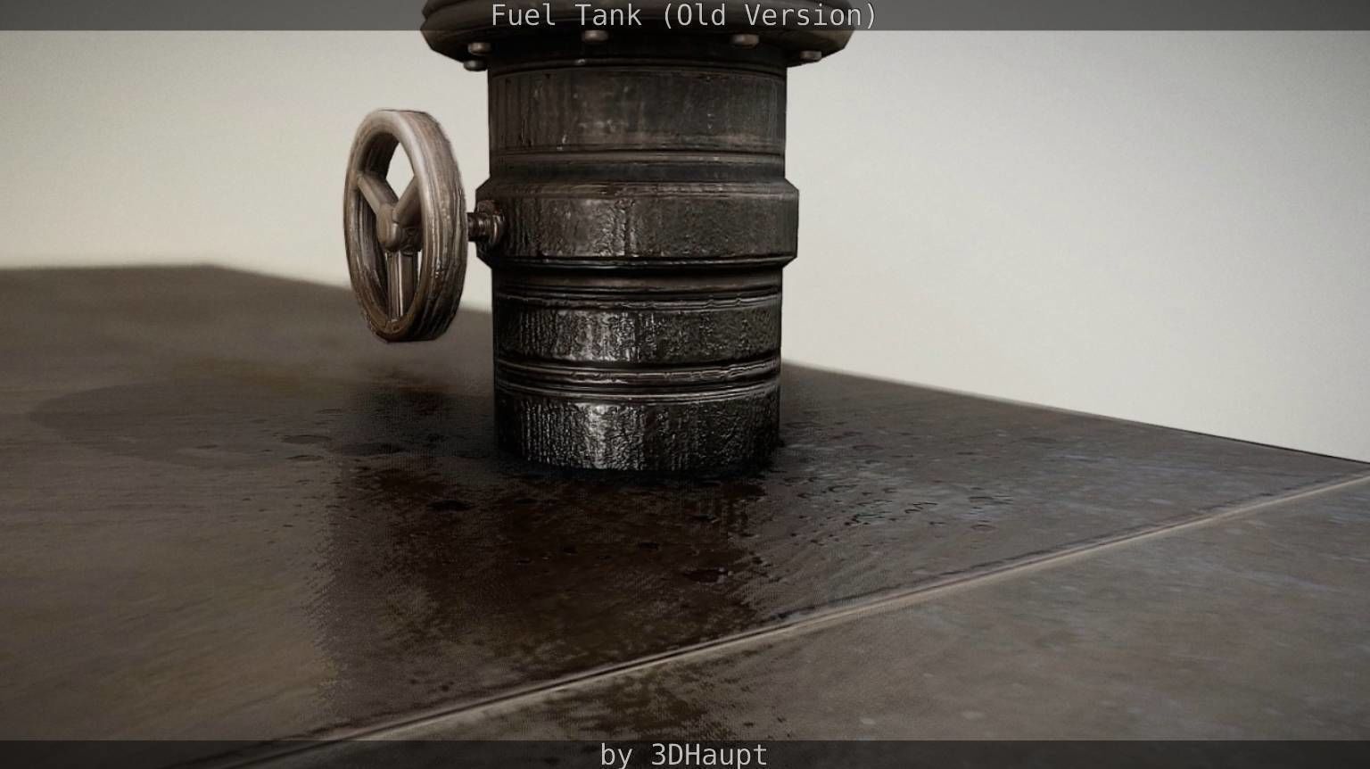 Fuel Tank Old Version Low-poly 3D model_22