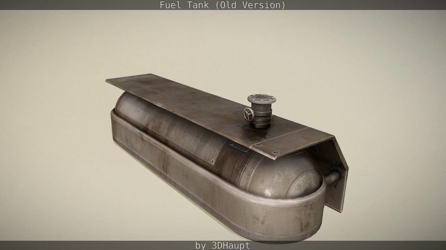 Fuel Tank Old Version Low-poly 3D model_27