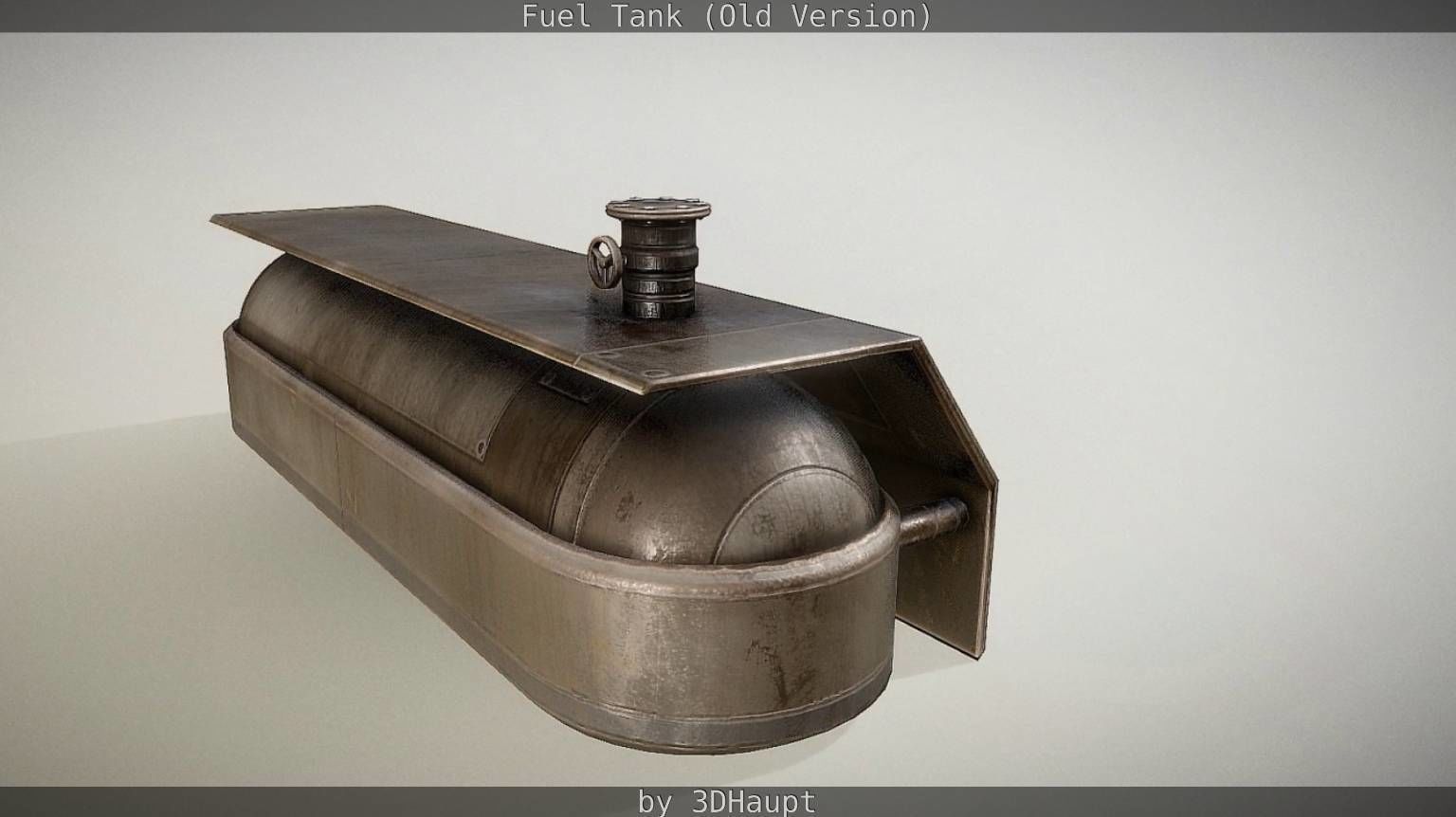 Fuel Tank Old Version Low-poly 3D model_33