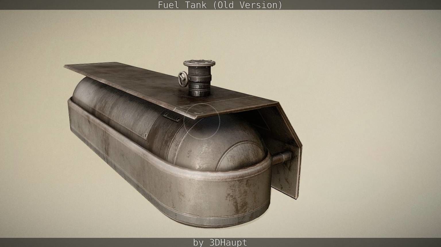 Fuel Tank Old Version Low-poly 3D model_28