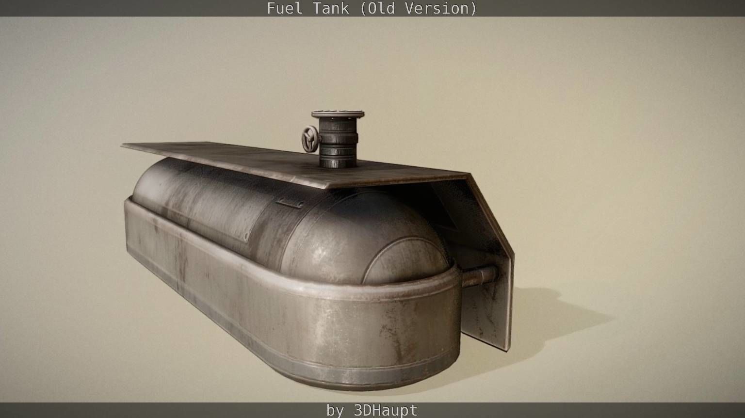 Fuel Tank Old Version Low-poly 3D model_23