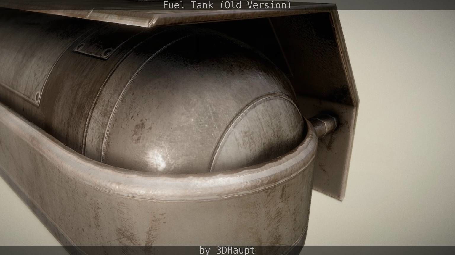 Fuel Tank Old Version Low-poly 3D model_113