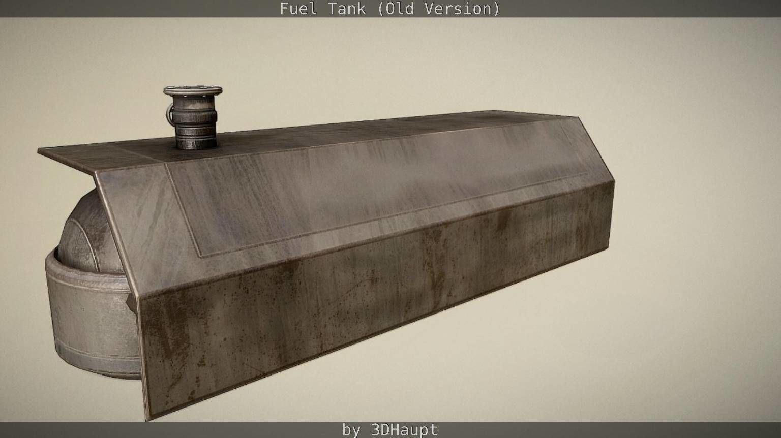 Fuel Tank Old Version Low-poly 3D model_58