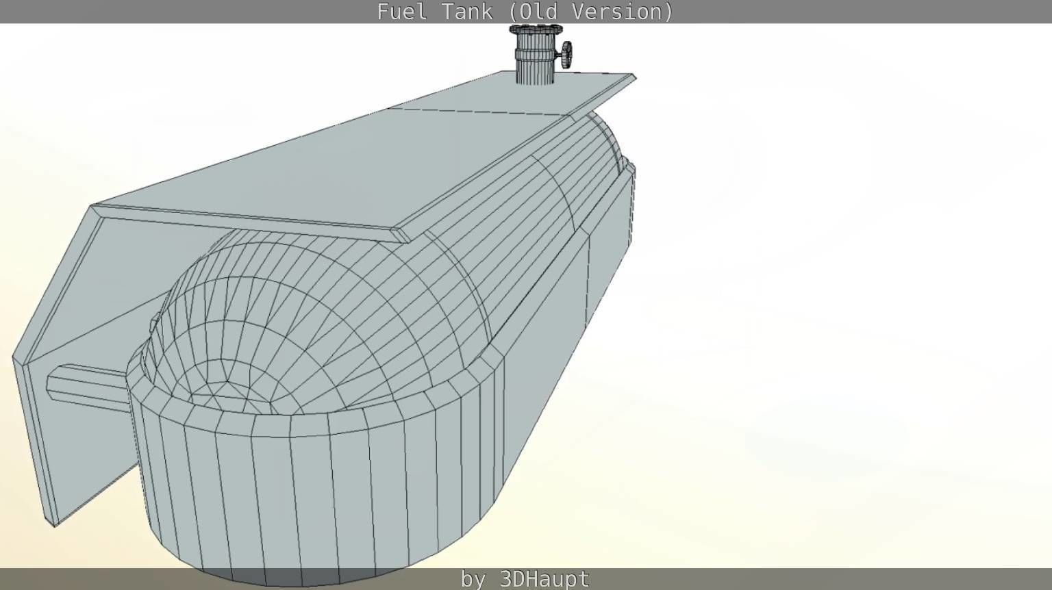 Fuel Tank Old Version Low-poly 3D model_68