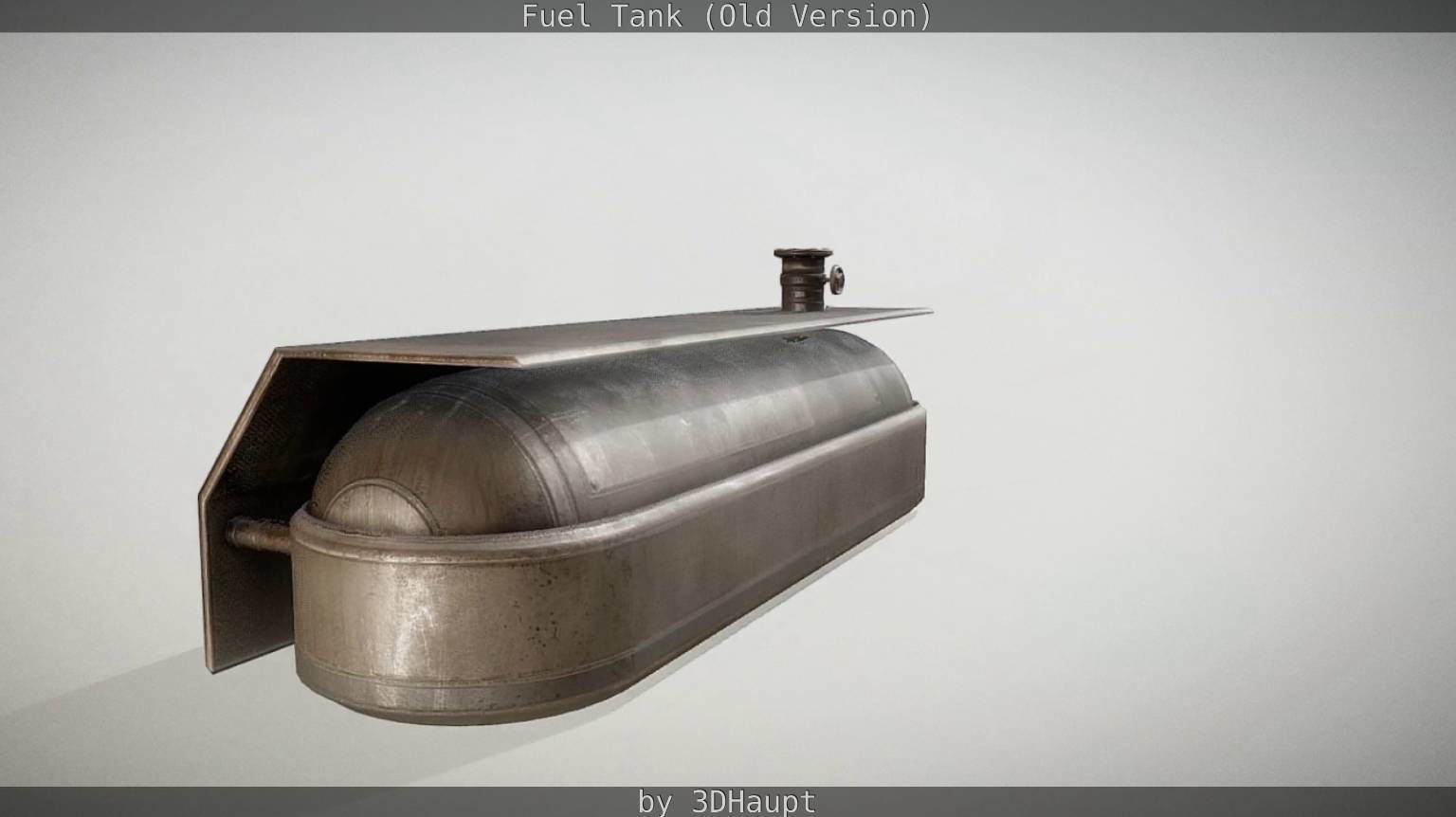 Fuel Tank Old Version Low-poly 3D model_25