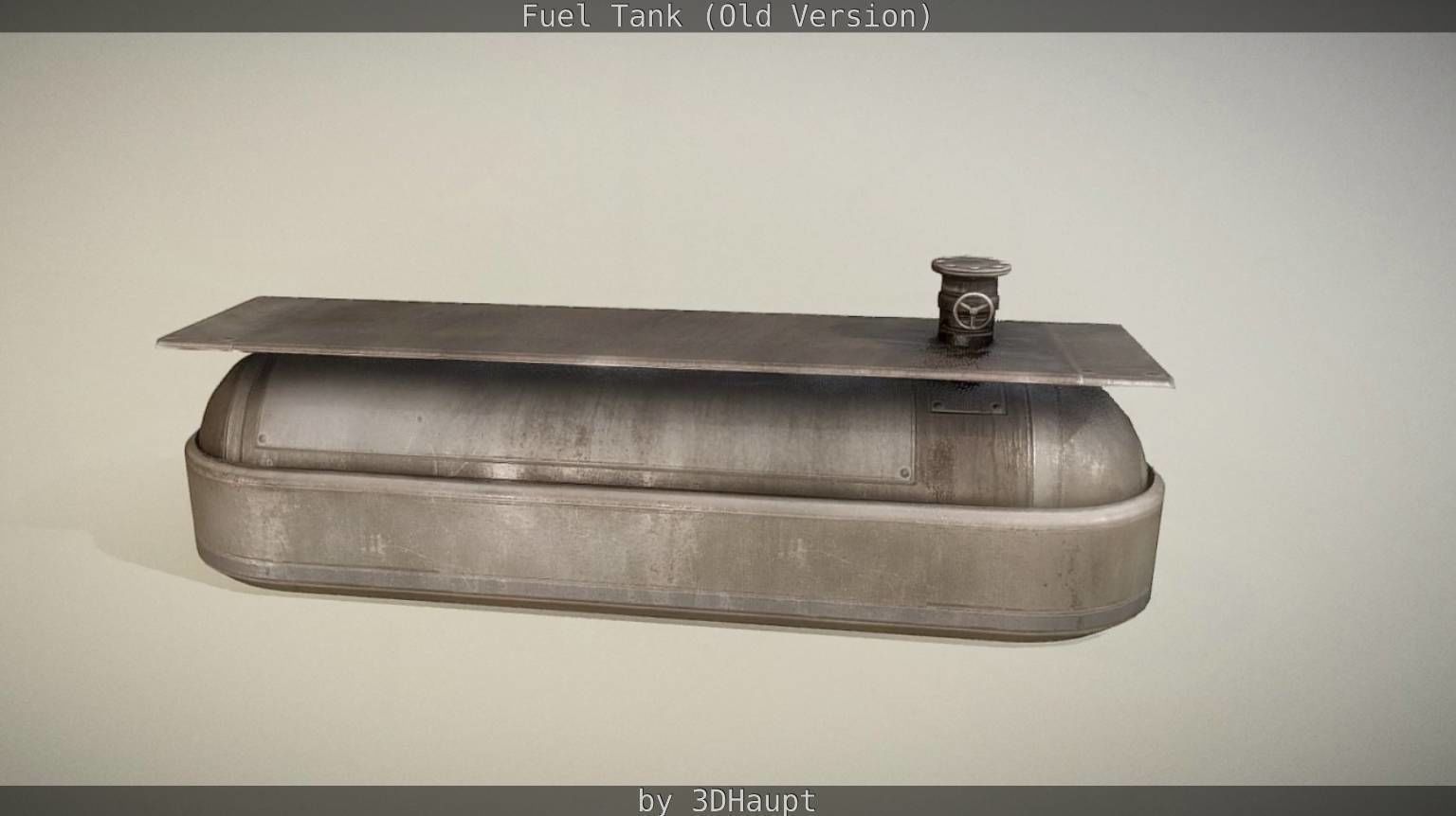 Fuel Tank Old Version Low-poly 3D model_26
