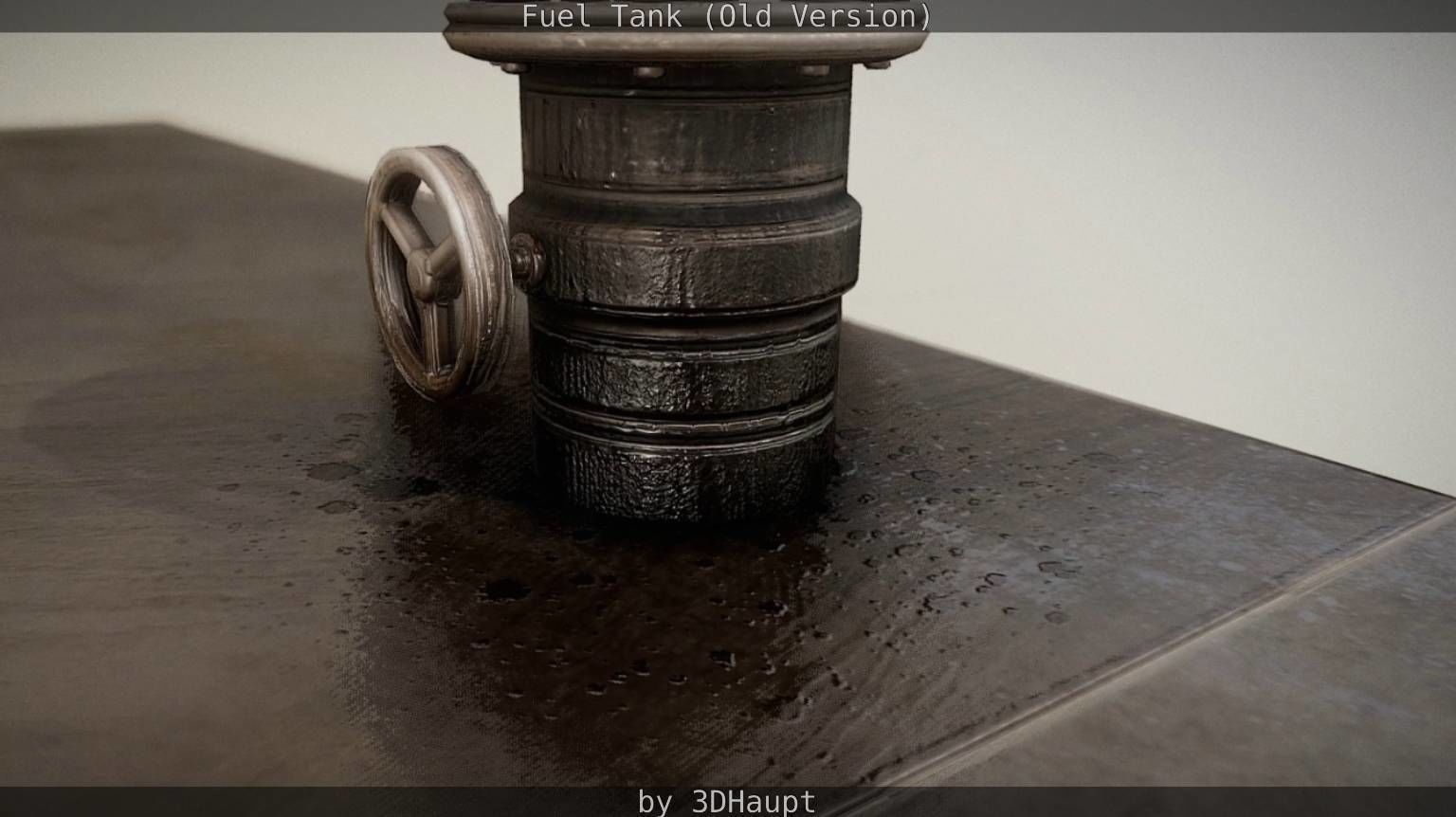 Fuel Tank Old Version Low-poly 3D model_20