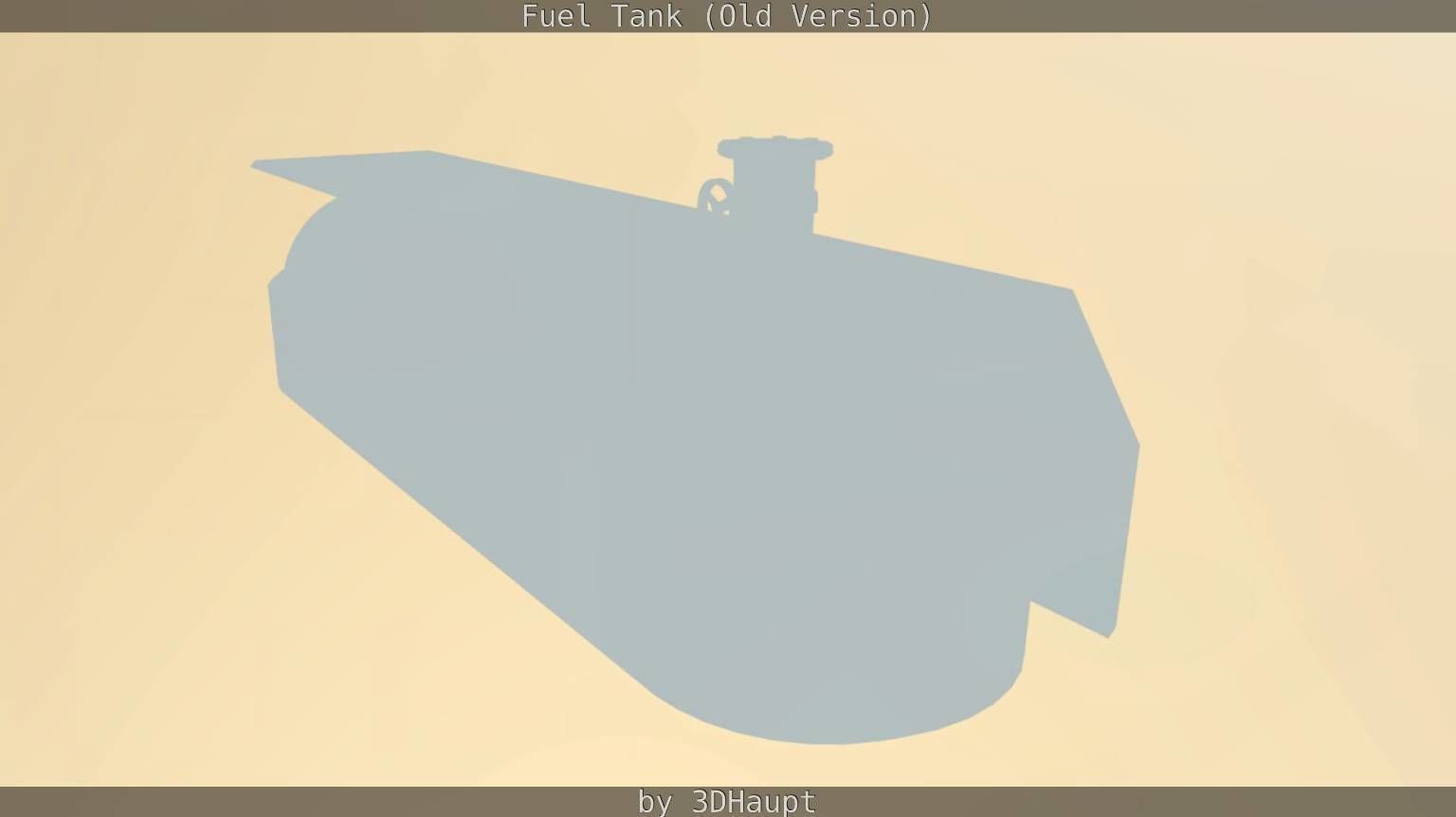 Fuel Tank Old Version Low-poly 3D model_94