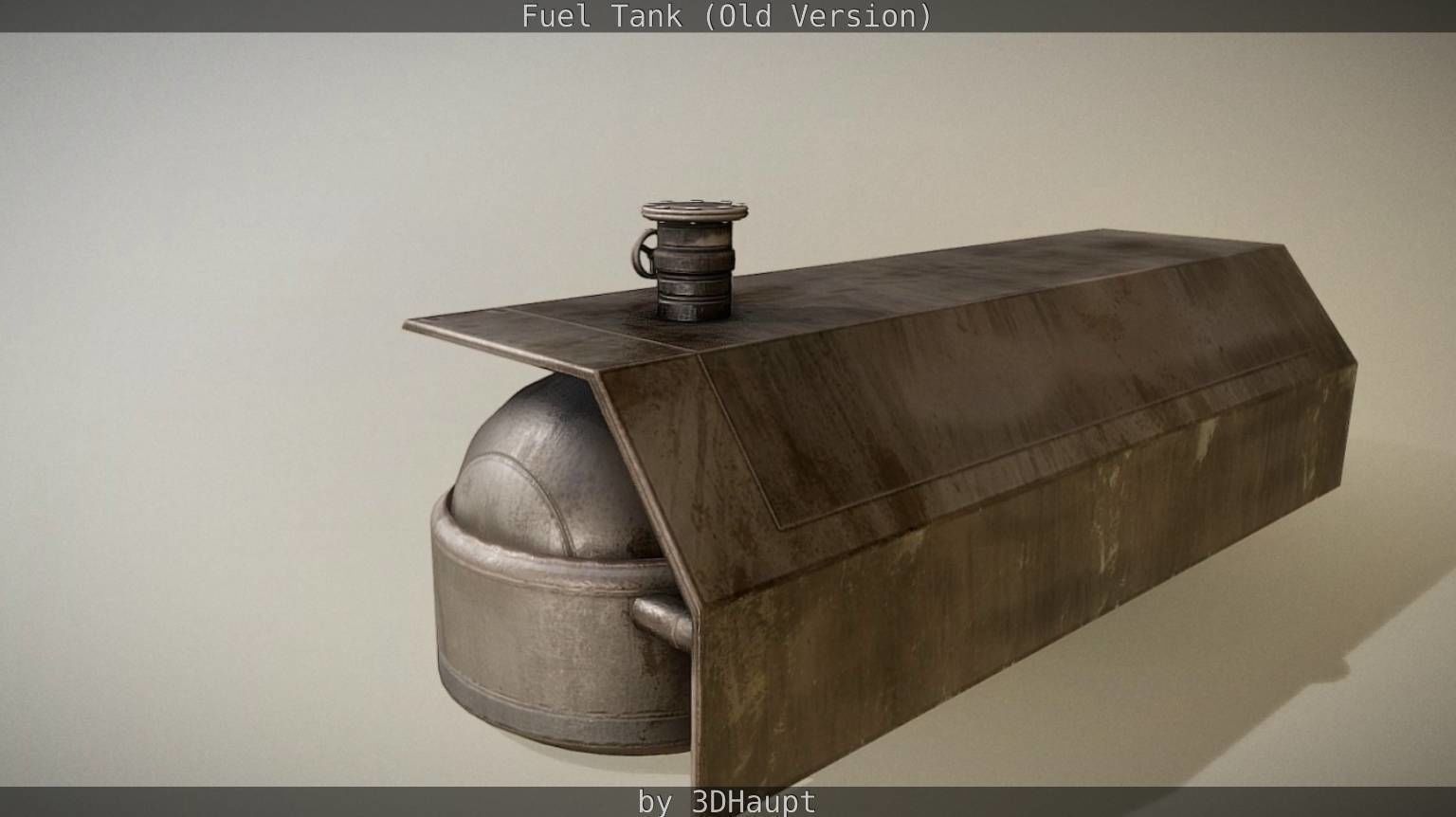 Fuel Tank Old Version Low-poly 3D model_47