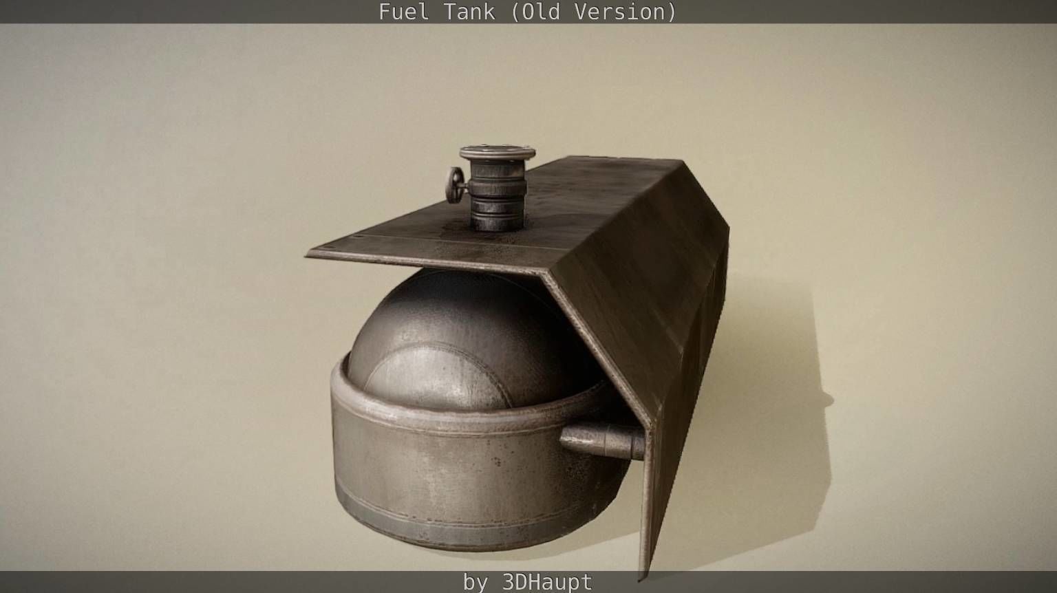 Fuel Tank Old Version Low-poly 3D model_45