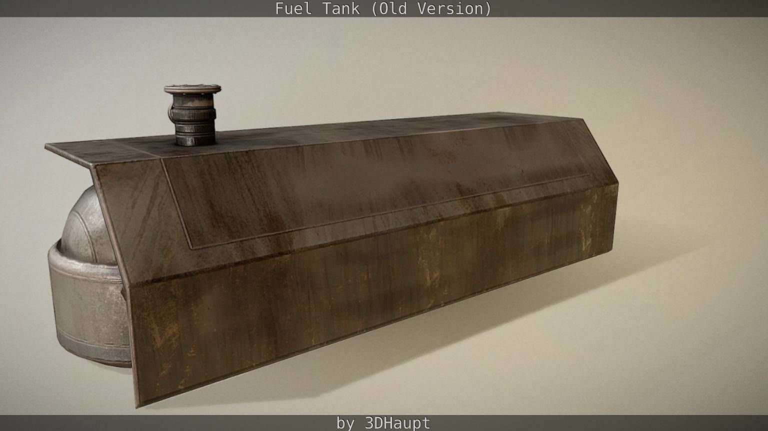 Fuel Tank Old Version Low-poly 3D model_70