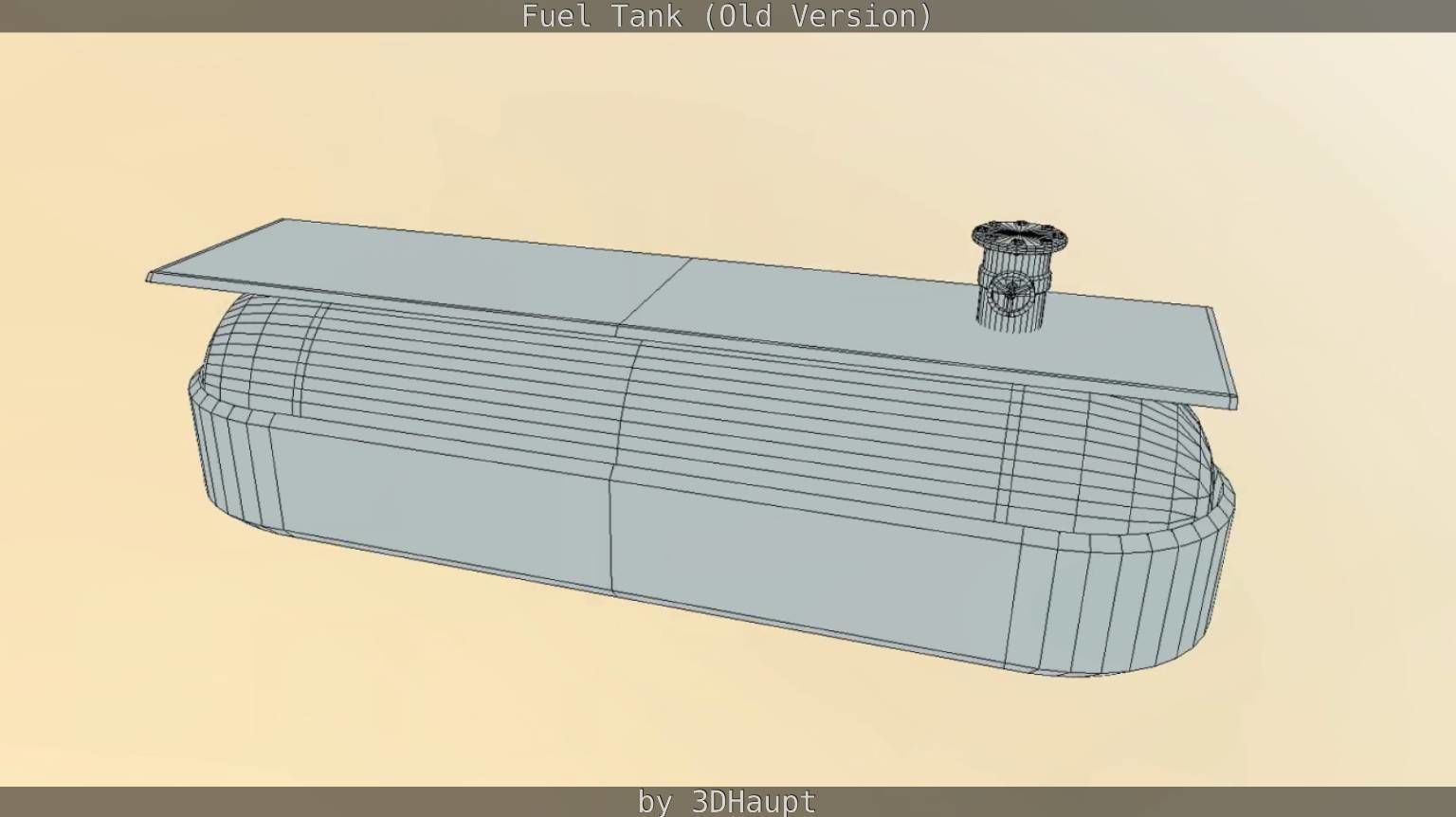Fuel Tank Old Version Low-poly 3D model_76