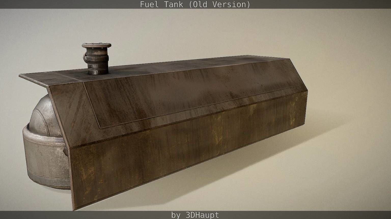 Fuel Tank Old Version Low-poly 3D model_73