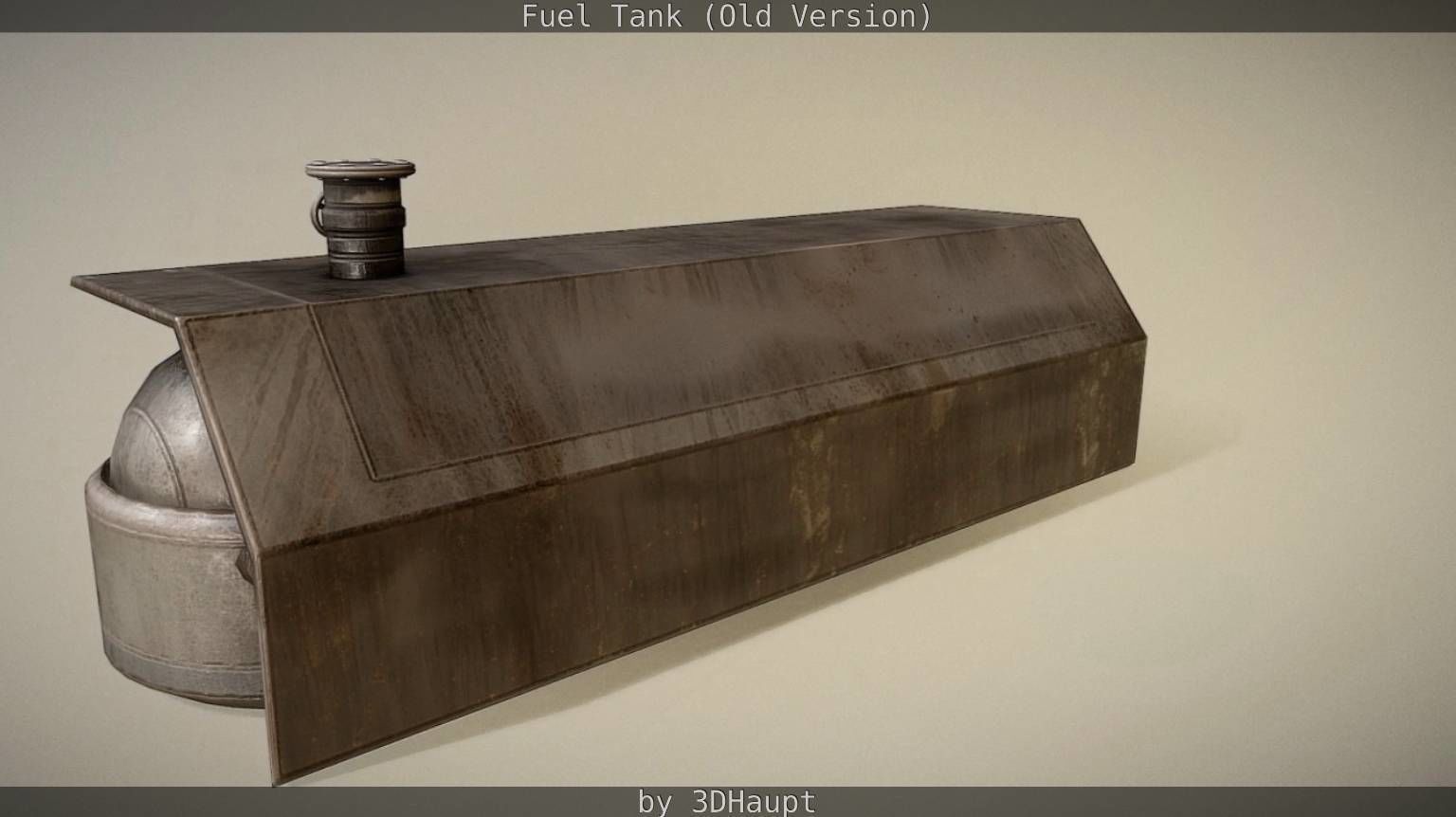 Fuel Tank Old Version Low-poly 3D model_54